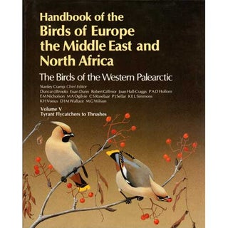 Item #10901 Handbook of the Birds of Europe, the Middle East, and North Africa. Volume 5. Stanley...