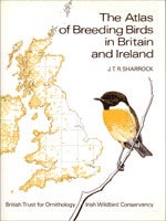 Item #11783U The Atlas of Breeding Birds in Britain and Ireland. J. T. R. Sharrock