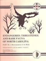Item #12042 Endangered, Threatened and Rare Fauna of North Carolina Pt. 3 : A Re-evaluation of...