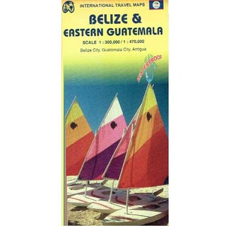 Item #12314 Belize & Eastern Guatemala: Travel Map [WATERPROOF
