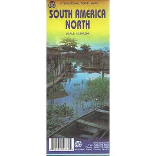 Item #13361 South America North: Travel Map