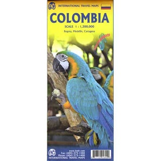 Item #13675 Colombia: Travel Map