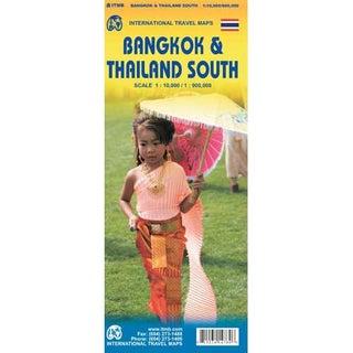 Item #14799 Bangkok & Thailand South: Travel Map