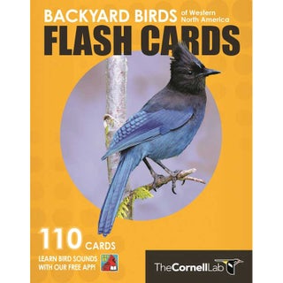 Item #15017 Backyard Birds Flash Cards: Western North America. Cornell Lab of Ornithology