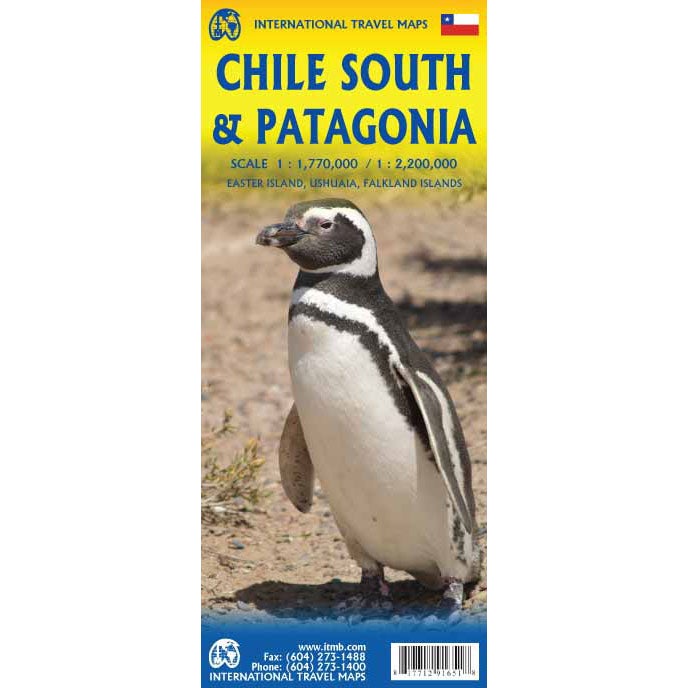 Item #15187 Chile South and Patagonia: Travel Map