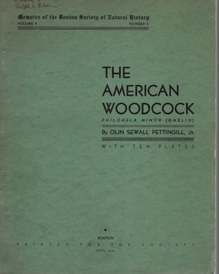 Item #AH2317 The American Woodcock Philohela minor (Gmelin). Olin Sewall Pettingill Jr