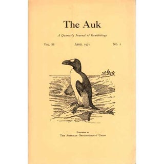 Item #AUK88-2 The Auk 88-2. Life History of the Keel Billed Toucan. Alexander Skutch