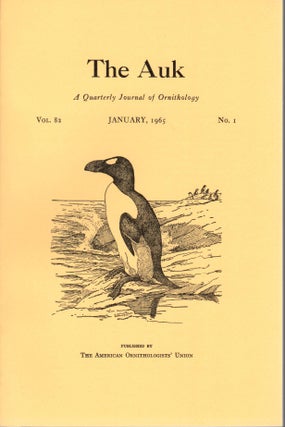 Item #Auk82-1 Behavior of Peregrine Falcons in the New York City Region. Richard A. Herbert,...