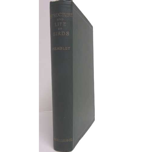 Item #B218 Structure and Life of Birds. F. W. Headley.
