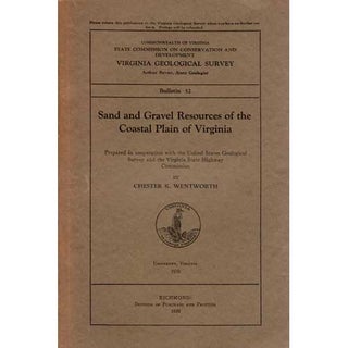 Item #B273 Sand and Gravel Resources of the Coastal Plain of Virginia: VA Division of Mineral...