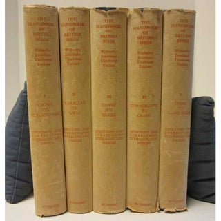 Item #B361 The Handbook of British Birds. Five Volumes. H. F. WITHERBY, F. C. R. JOURDAIN, N. F....