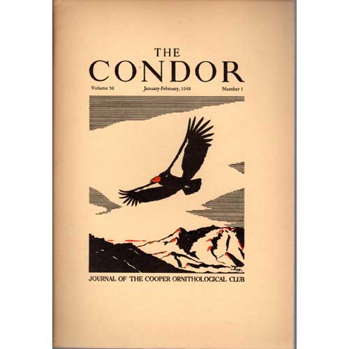 Item #Condor50th The Condor. Fiftieth Anniversary Volume. Allan Brooks.
