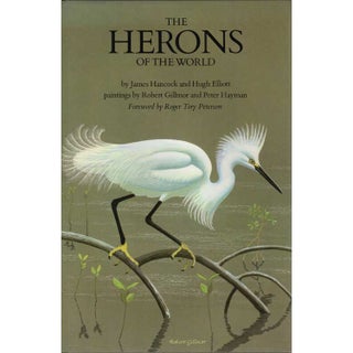 Item #D220 The Herons of the World. James Hancock, Hugh Elliott