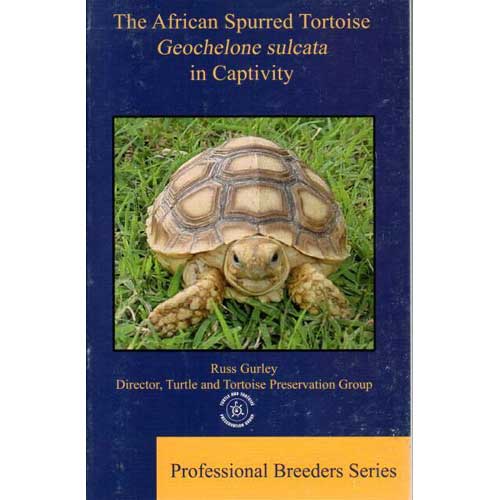 Item #D306 The African Spurred Tortoise Geochelone sulcata in Captivity. Russ Gurley.