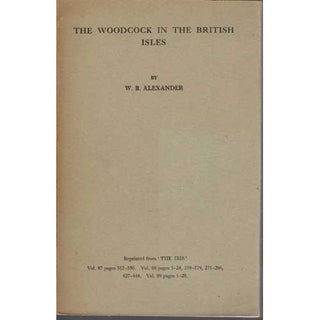 Item #D501 The Woodcock in the British Isles. WB Alexander