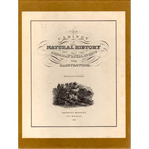 Item #D576 The Cabinet of Natural History and American Rural Sports with Illustrations. Gail Stewart.