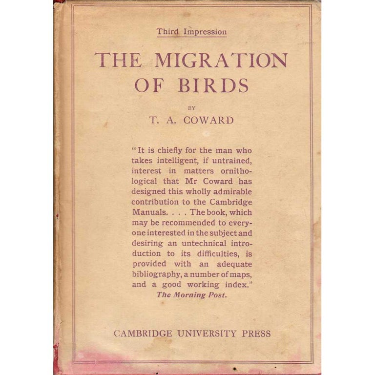 Item #E134 The Migration of Birds. T. A. Coward.