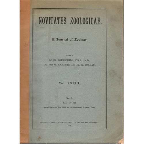 Item #E316 On the Avifauna of Yunnan, with Critical Notes. Lord Rothschild.