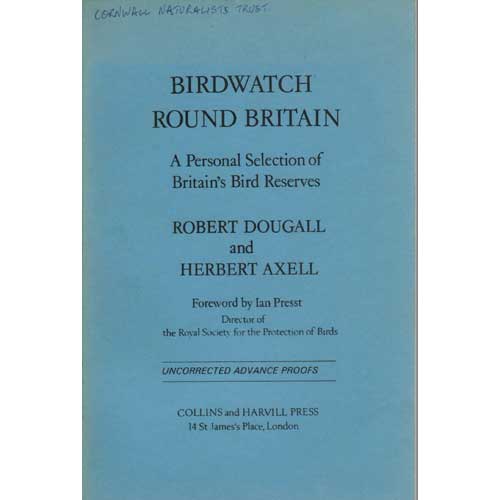 Item #E353 Birdwatch Round Britain. Robert Dougall, Herbert Axell.