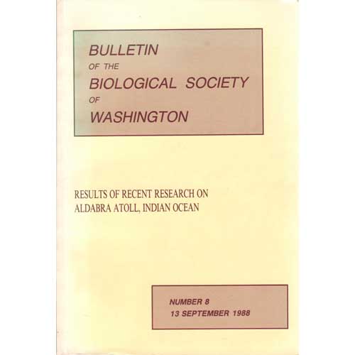 Item #E455 Bulletin of the Biological Society of Washington: Number 8, 13 September 1988. Brian Kensley.