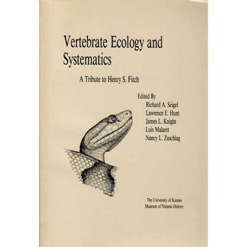 Item #F111 Vertebrate Ecology and Systematics. Richard Seigel.