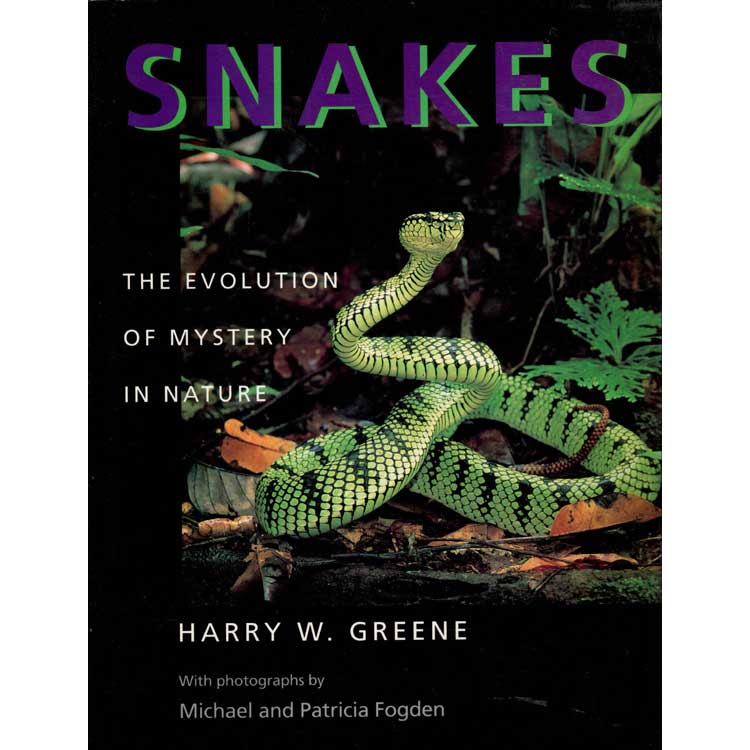 Item #G033 Snakes: The Evolution of Mystery in Nature. Harry W. Greene.