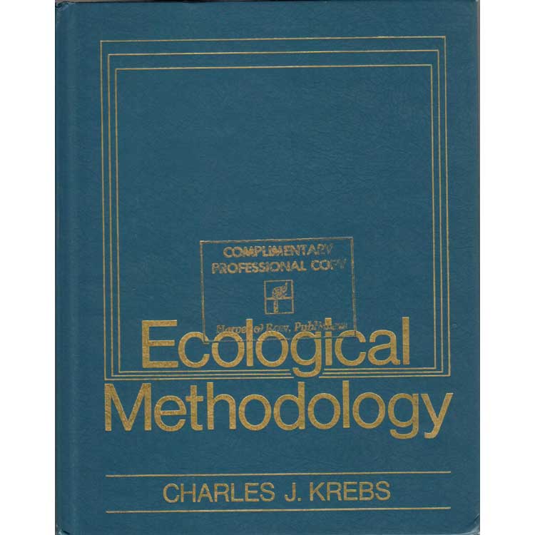 Item #G123 Ecological Methodology. Charles J. Krebs.