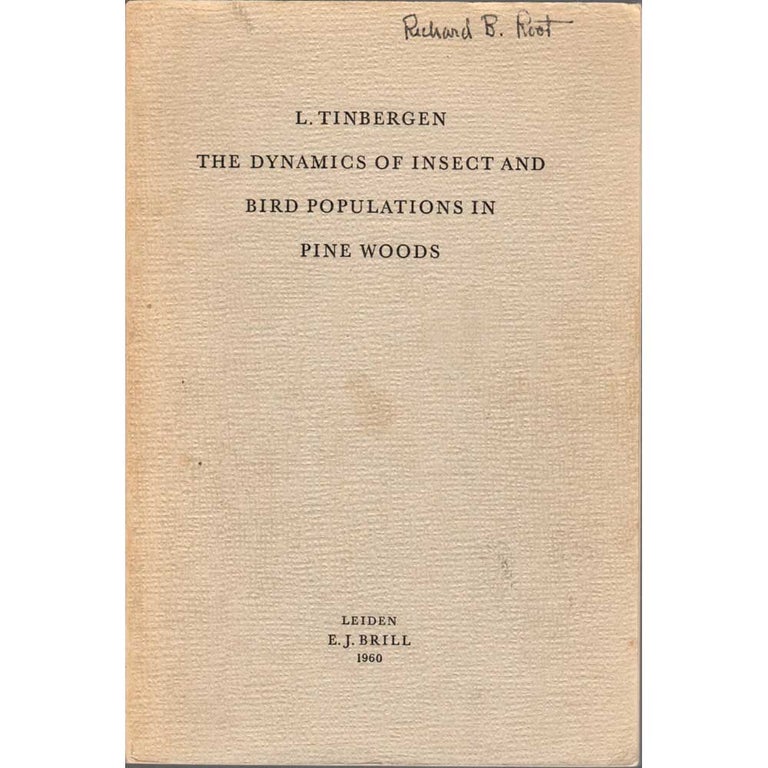 Item #G146 The Dynamics of Insect and Bird populations in Pine Woods. L. Tinbergen.