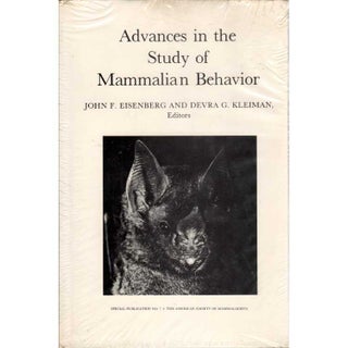 Item #G367 Advances in the Study of Mammalian Behavior. John F. Eisenberg, Devra G. Kleiman