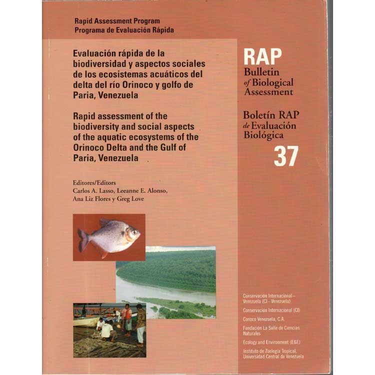 Item #G463 RAP Bulletin of Biological Assesment 37. Carlos A. Lasso, Leeanne E. Alonso, Ana Liz Flores y. Greg Love.