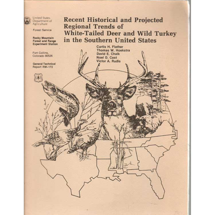 Item #G484 Recent Historical and Projected Regional ATrends of White-Tailed Deer and Wild Turkey. Curtis H. Flather.