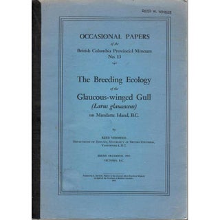 Item #H053 The Breeding Ecology of the Glaucous-winged Gull [Larus glaucescens] on Mandarte...