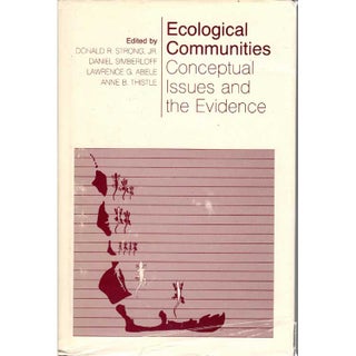 Item #H060 Ecological Communities: Conceptual Issues and Evidence. Donald R. Strong