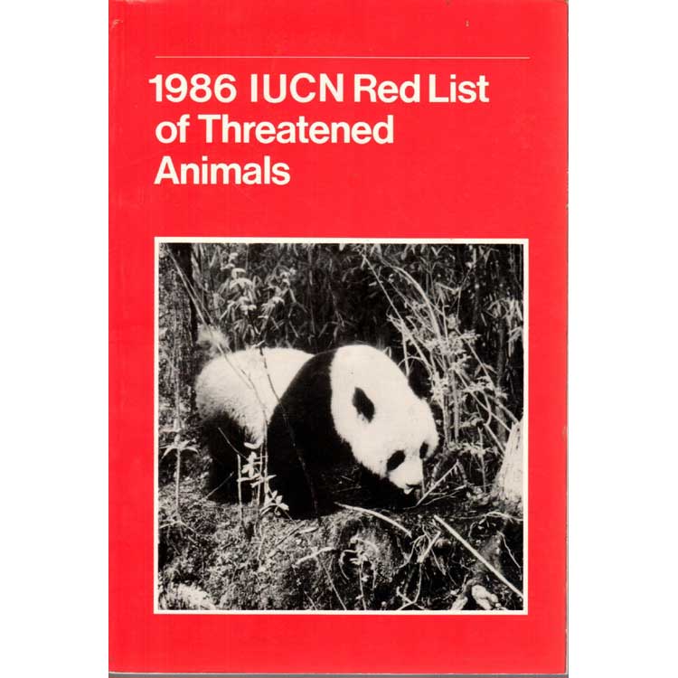 Item #H122 1986 IUCN Red List of Threatened Animals. IUCN.