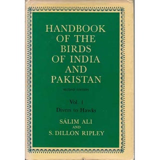Item #HBIP21 Handbook of the Birds of India and Pakistan, Vol. 1, Second edition. Salim Ali, S....