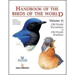 Item #HBW11 Handbook of the Birds of the World, Volume 11: Old World Flycatchers to Old World...