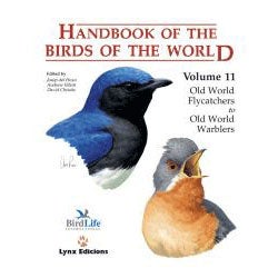 Item #HBW11U Handbook of the Birds of the World, Volume 11: Old World Flycatchers to Old World...