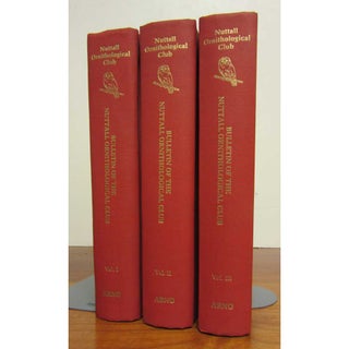 Item #J059 Bulletin of the Nuttall Ornithological Club. Volumes I-VI. J. A. Allen