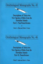 Item #OM45 Descriptions of Thirty-two New Species of Birds from the Hawaiian Islands. Part I....