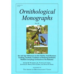 Item #OM80 Sex and Age Differences of Wintering Kirtland's Warblers in the Bahamas [OM80]. Joseph...