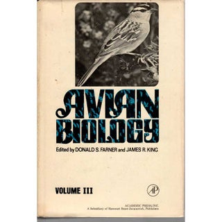 Item #R10122809 Avian Biology, Volume III. Donald S. Farner