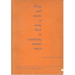 Item #R11042103 Ways and Means of Birds in Combating Noxious Insects. L. P. Poznanin