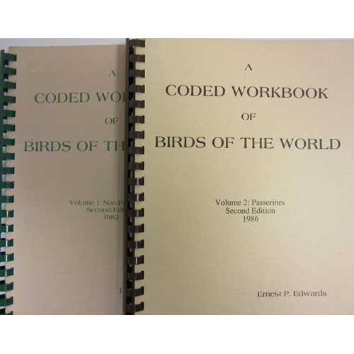 Item #R12032701 A Coded Workbook of Birds of the World: 2 Volumes. Ernest P. Edwards.
