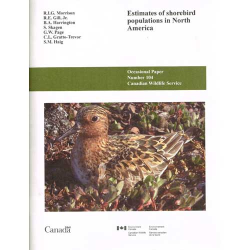 Item #R14090905 Estimates of Shorebird Populations in North America. R. I. G. Morrison.