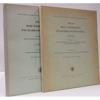 Item #R1411134 Atlas Der Verbreitung Palaearktischer Vogel : Two Volume Set. Erwin Stresemann, L...