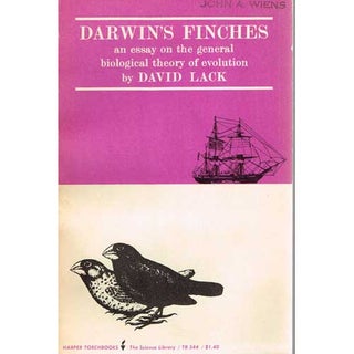 Item #R1411175 Darwin's Finches [PB]. David Lack