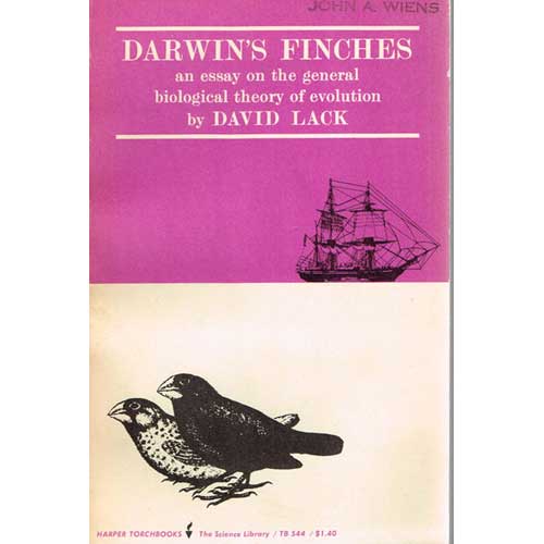 Item #R1411175 Darwin's Finches [PB]. David Lack.