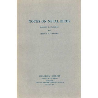 Item #R1504217 Notes on Nepal Birds. Robert L. Fleming, Melvin A. Traylor