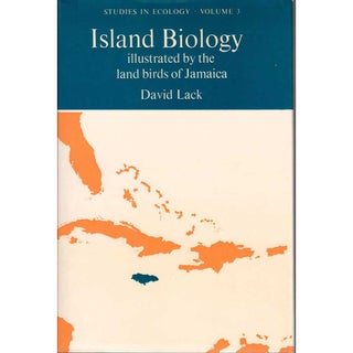 Item #R30111 Island Biology: Illustrated by the Land Birds of Jamaica. David Lack
