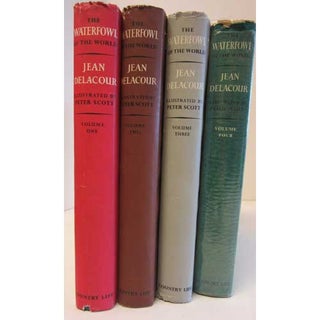 Item #R31037U The Waterfowl of the World. Volumes 1-4. Jean DELACOUR